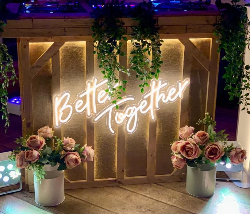 Rustic DJ Booth